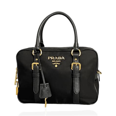 prada bauletto tessuto saffiano